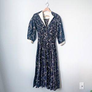 Gunne Sax Vintage 1970’s Cottagecore Prairie Dress ☆